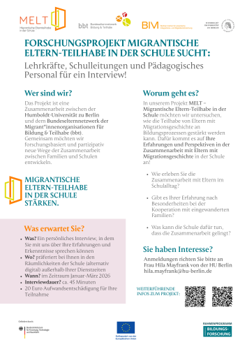Rekrutierung Schule MELT
