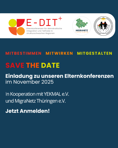 Elternkonferenzen im Rahmen von E-DIT PLUS. Jetzt anmelden!